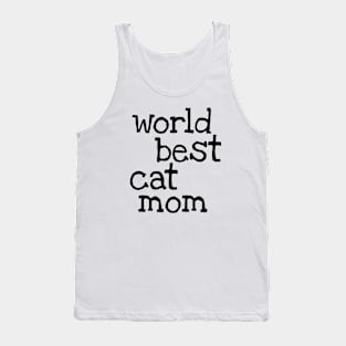 World best cat mom Tank Top